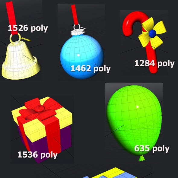3D Christmas Decorations