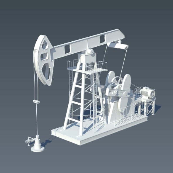 Animated Pump Jack (Oil Pump)