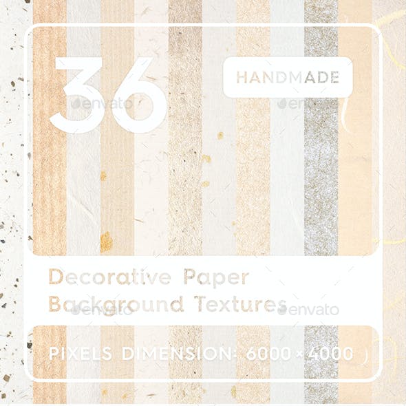 36 Decorative Paper Background Textures