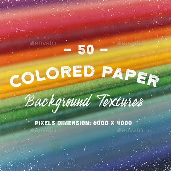 50 Colored Paper Background Textures