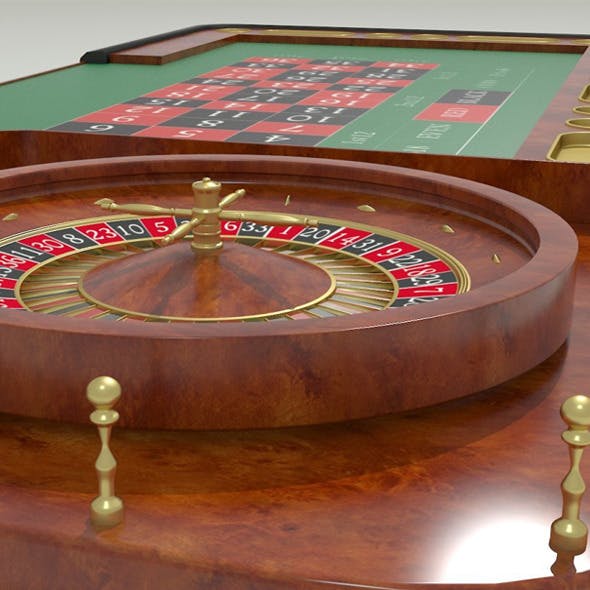 Casino Roulette Table 