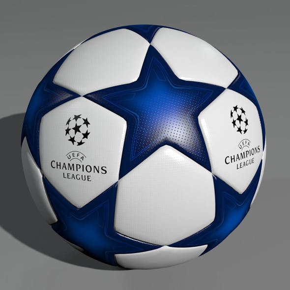 UEFA Champions League Ball 3D Model