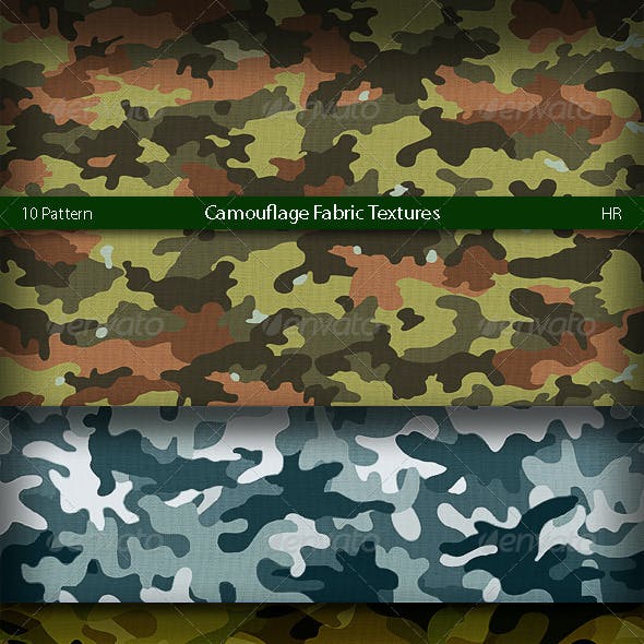 Camouflage Fabric Textures
