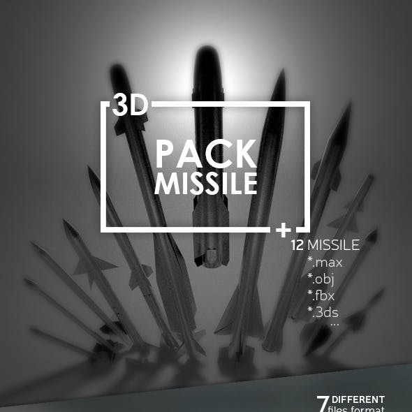 Pack Missile 3D Model
