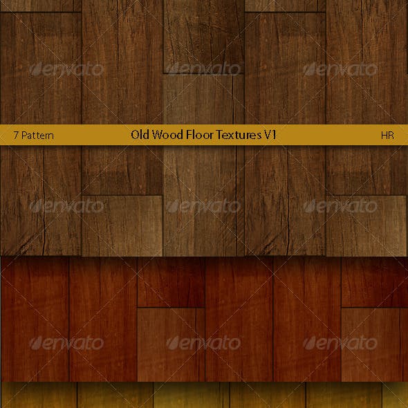 Old Wood Floor Surface Textures 