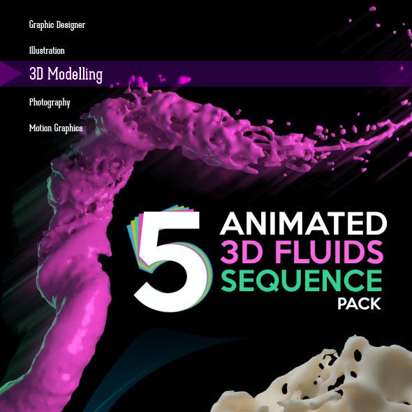 Animated 3D Fluids Pack