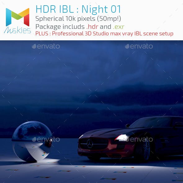 HDR IBL : Moon Night