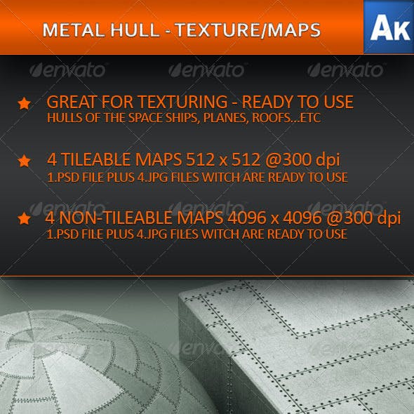 METAL HULL - TEXTURE/MAPS
