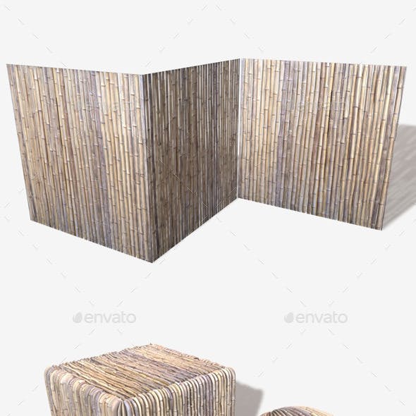 Bamboo Wall Seamless Texture
