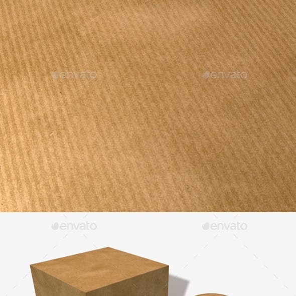 Striped Brown Paper Seamless Texture