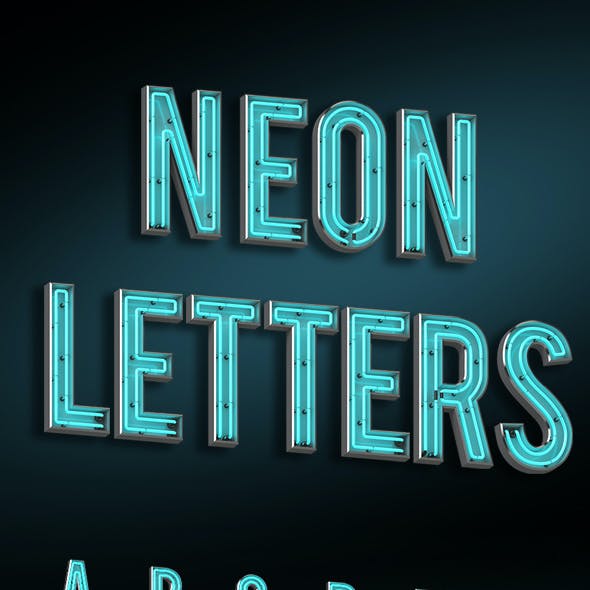 Neon typeface