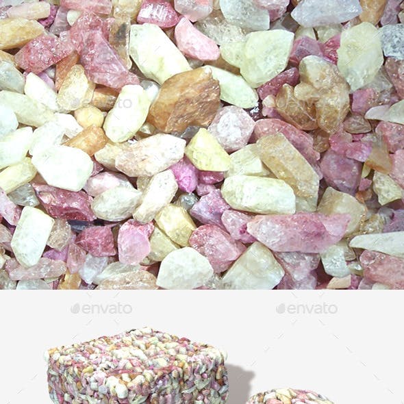 Coloured Precious Stones Seamless Texture
