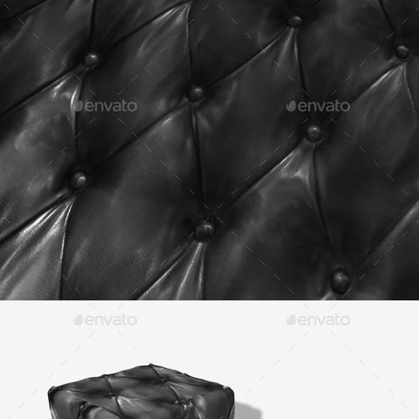 Black Leather Padding Seamless Texture