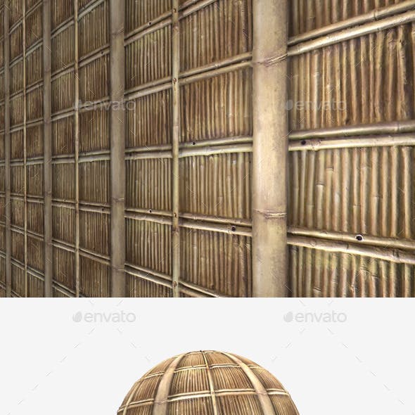 Bamboo Wall Seamless Texture