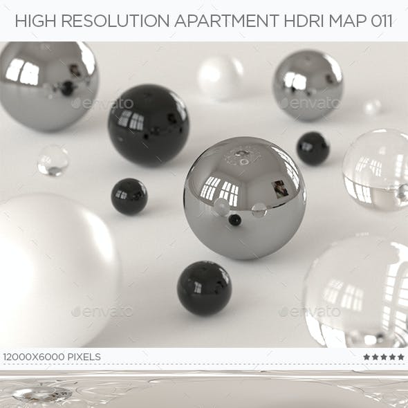 High Resolution Apartment HDRi Map 011