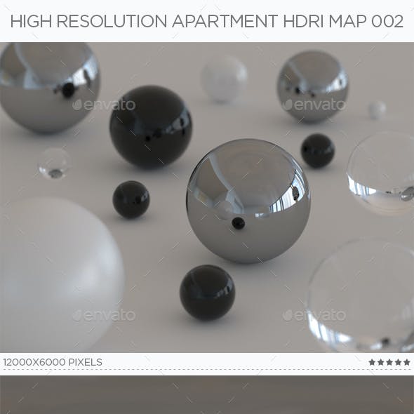 High Resolution Apartment HDRi Map 002