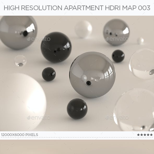 High Resolution Apartment HDRi Map 003