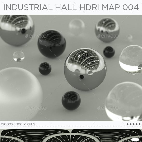 Industrial Hall HDRi Map 004