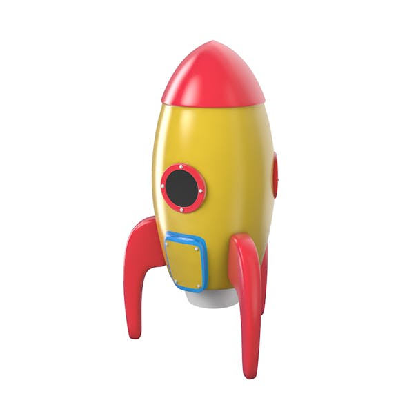 C4d Rocket Toy