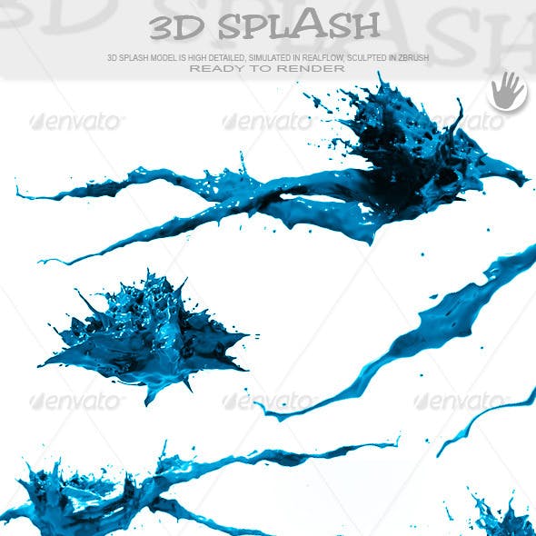 HD Abstract Water Paint Liquid Splash 18